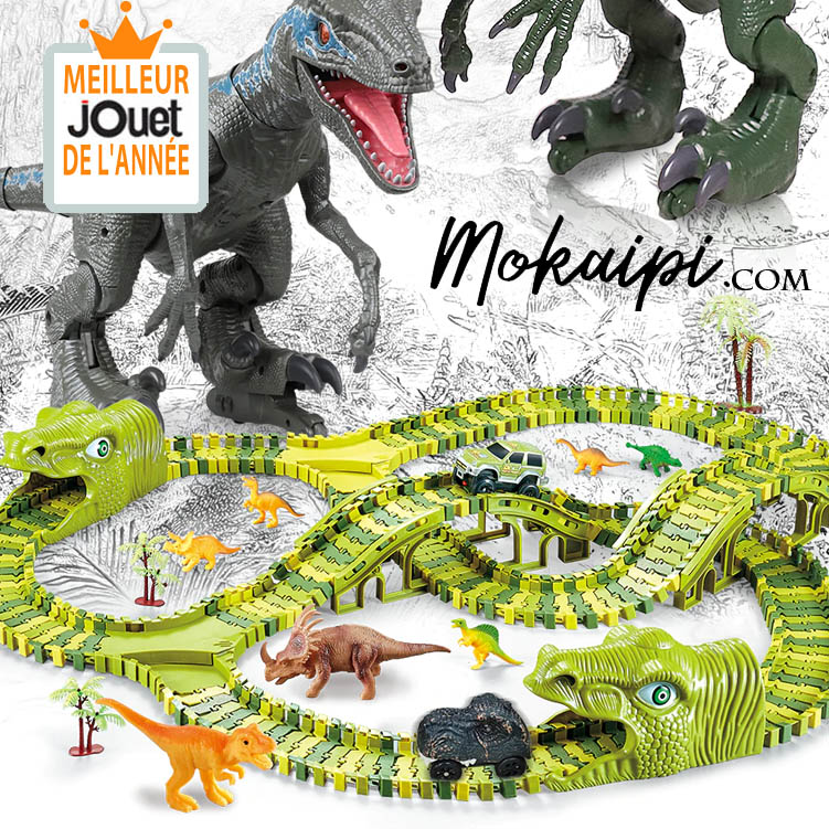 DinoRoad : Circuit Flexible des Courses Dinosaures de kidcado