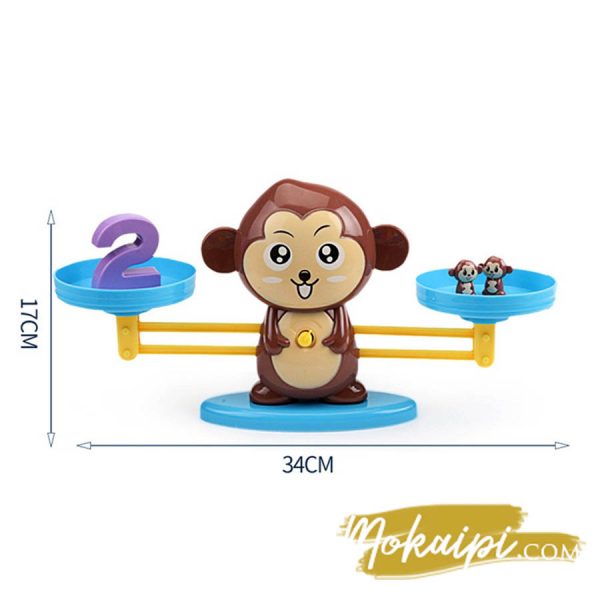 monkey balance monkey jeu du singe jouet montessori educatif mathematiques vue03