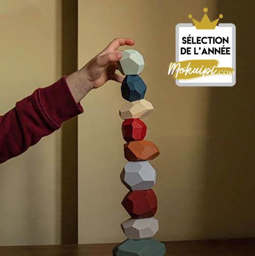 stone balancing technique stone stacking jouet montessori jeu cailloux art cairn detente zen jenga pierres empilees